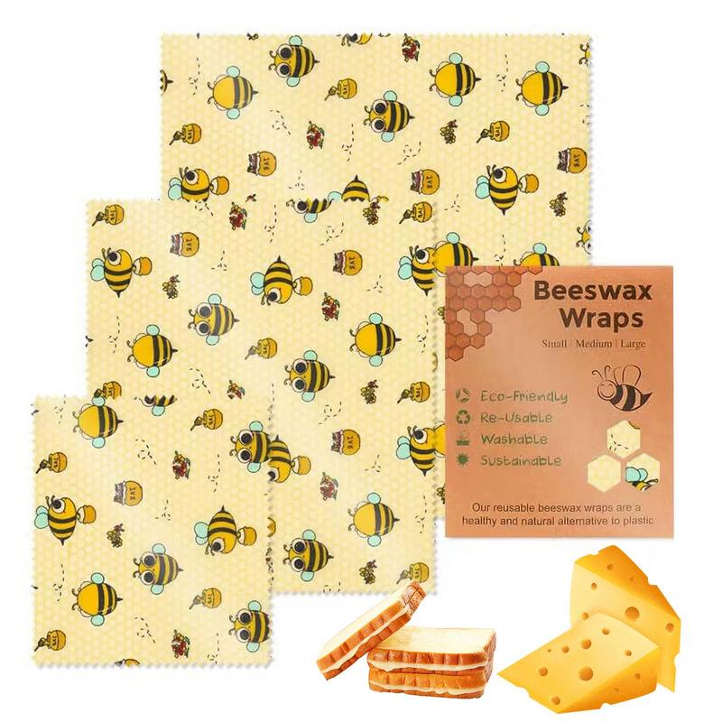 3pcs Reusable Food Fresh Keepi - Beeswax Wrap Reusable review and price