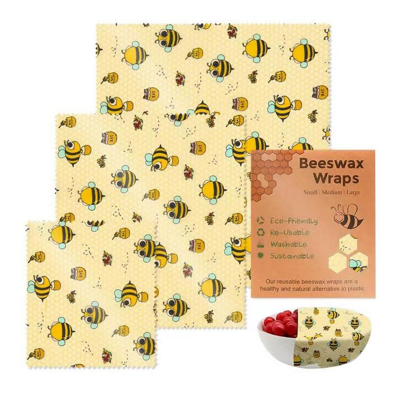 3pcs Reusable Food Fresh Keepi - Beeswax Wrap Reusable review and price