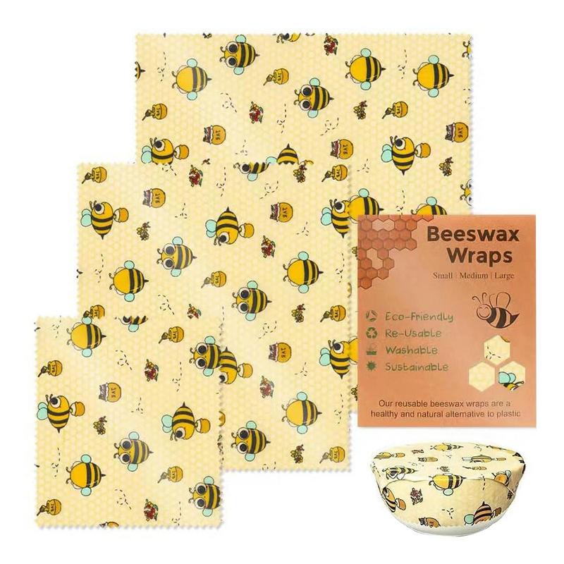 3pcs Reusable Food Fresh Keepi - Beeswax Wrap Reusable review and price