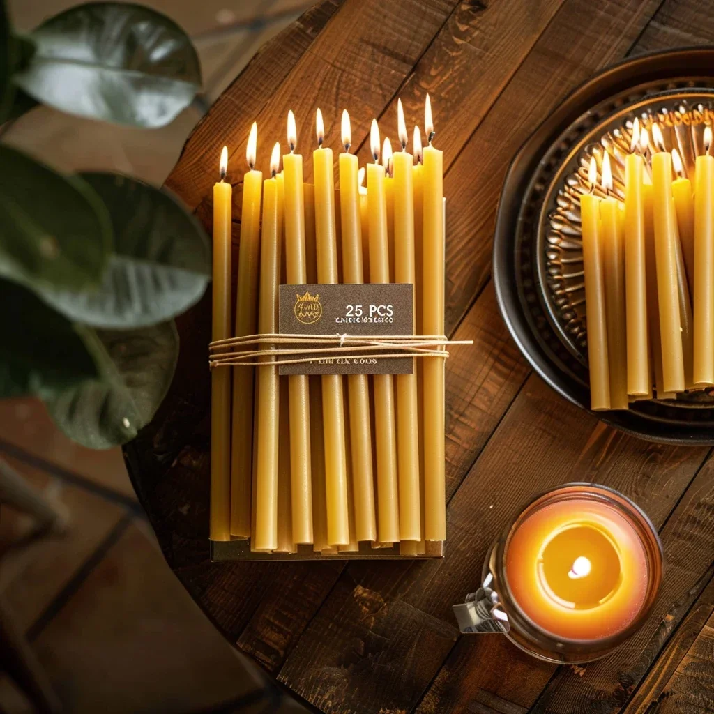 25PCS/1PACK Hanukkah Candle Na - Beeswax Wrap Reusable review and price