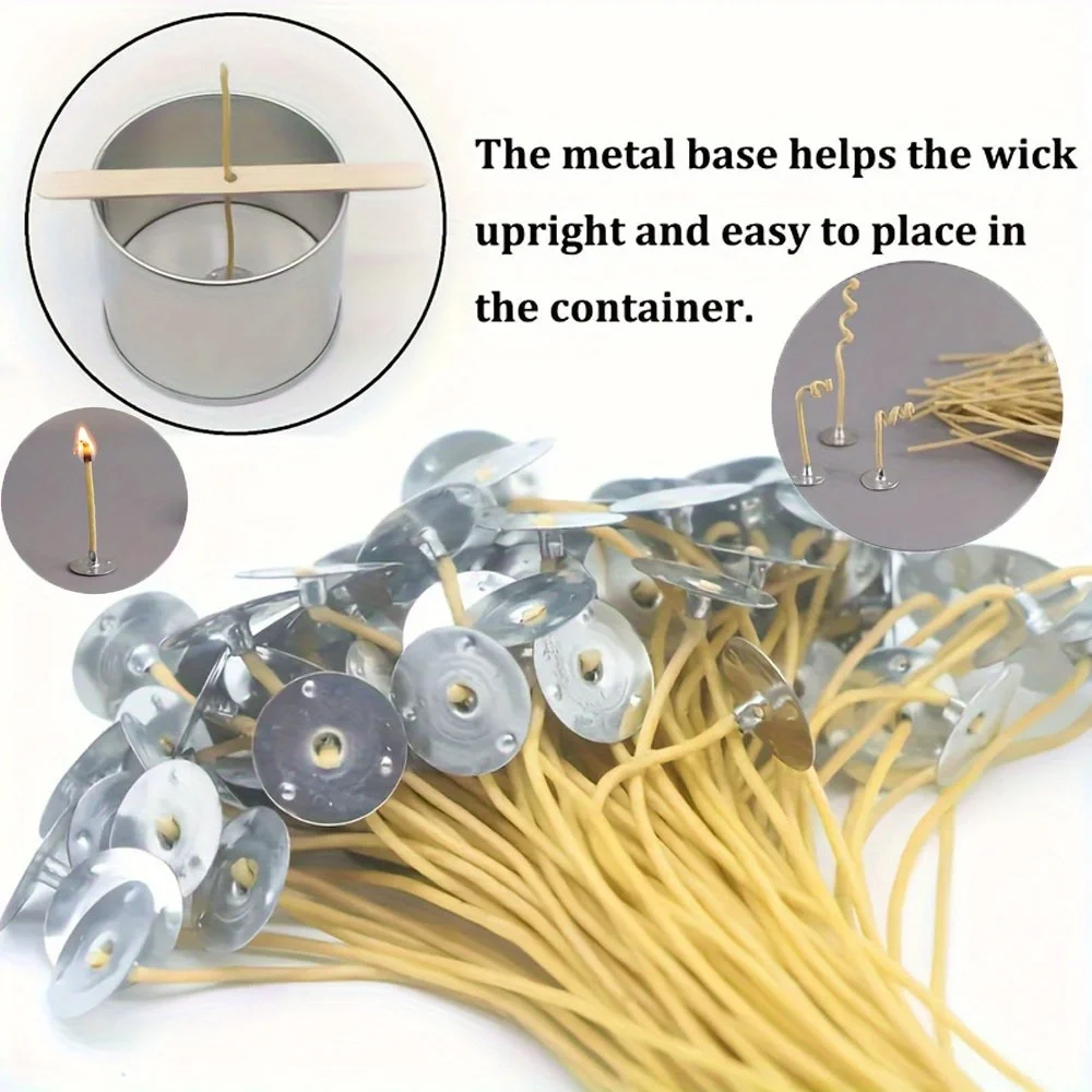 Candle Wicks 50 PCS 8 Inch Hem - Beeswax Wrap Reusable review and price